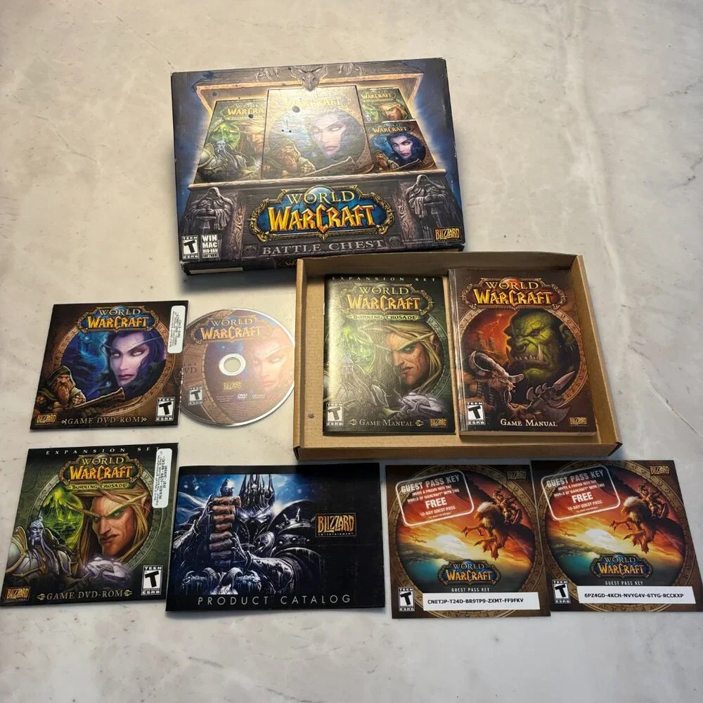 World Of Warcraft Battle Chest Collectible Video Game PC Box